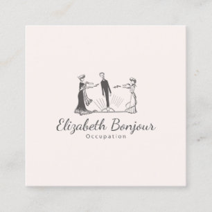 Animal Magnetism PAPER/SIZE/SHAPE OPTIONS - Square Business Card