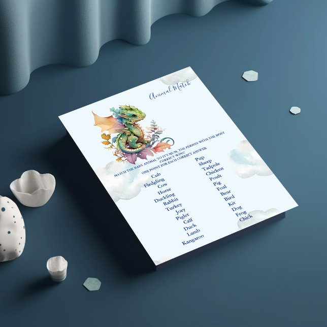 Animal Match Baby Shower Game (Creator Uploaded)