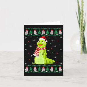 Animal Matching Family Ugly Christmas Sweater Card