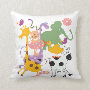 Animal Menagerie Pilllow Cushion