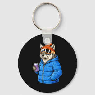 Animal motifs wolf party après ski shirt skiingAni Key Ring