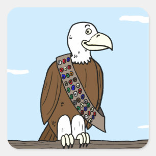 Animal Overachievers Square Sticker