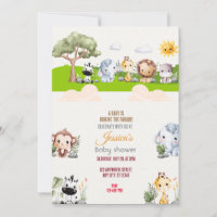 Animal Parade Baby Shower