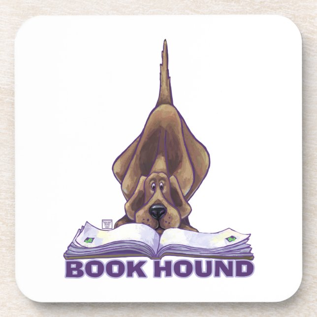 Animal Parade Book Hound Coaster (Front)