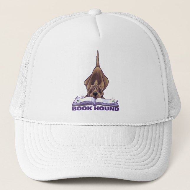 Animal Parade Book Hound Trucker Hat (Front)