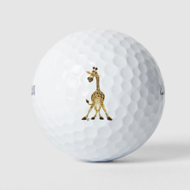 Animal Parade Giraffe Golf Balls (Front)