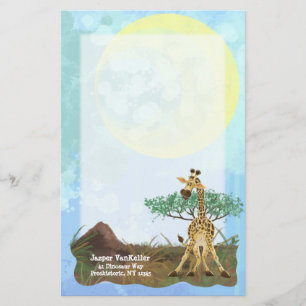 Animal Parade Giraffe Stationery