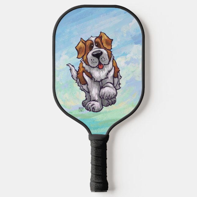 Animal Parade Saint Bernard Pickleball Paddle (Front)
