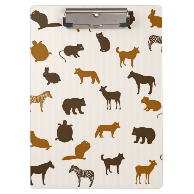 Animal pattern 1 clipboard (Front)