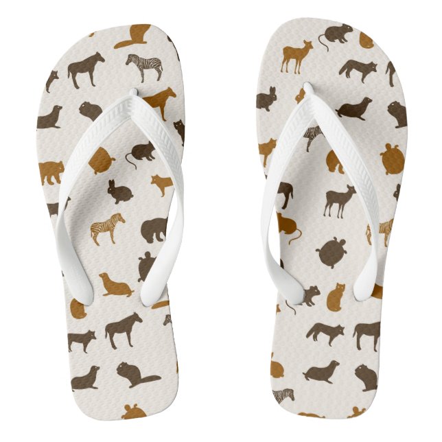 Animal pattern 1 jandals (Footbed)