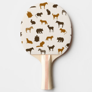 Animal pattern 1 ping pong paddle