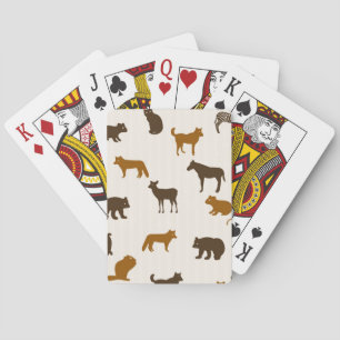 Animal pattern 1 playing cards