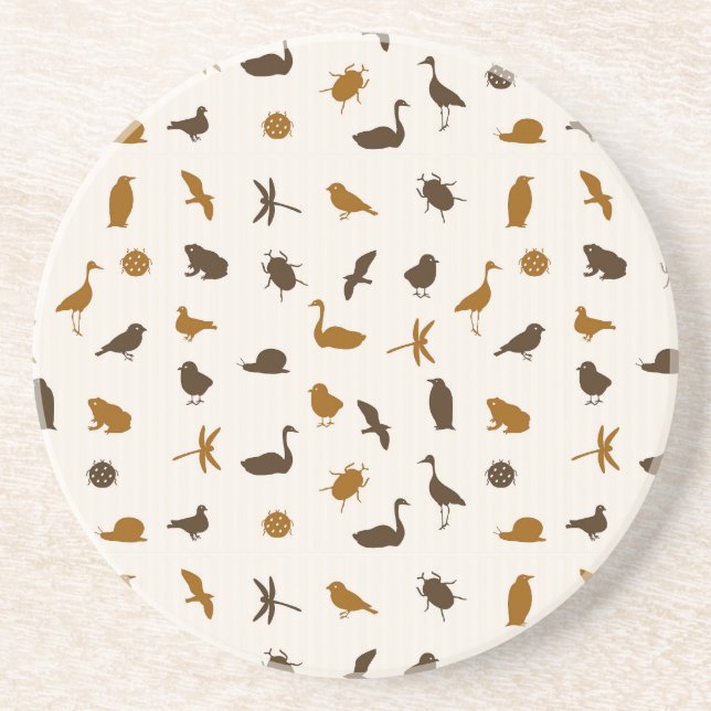 Animal pattern 2 coaster (Front)
