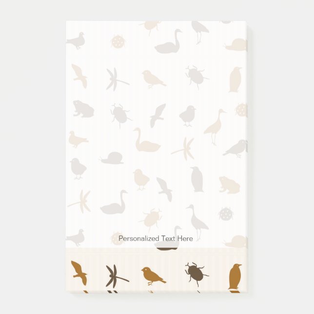 Animal pattern 2 post-it notes (Front)