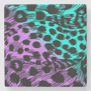 Animal Pattern Stone Coaster