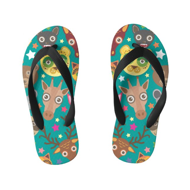 Animal Patterns Kid's Jandals (Footbed)