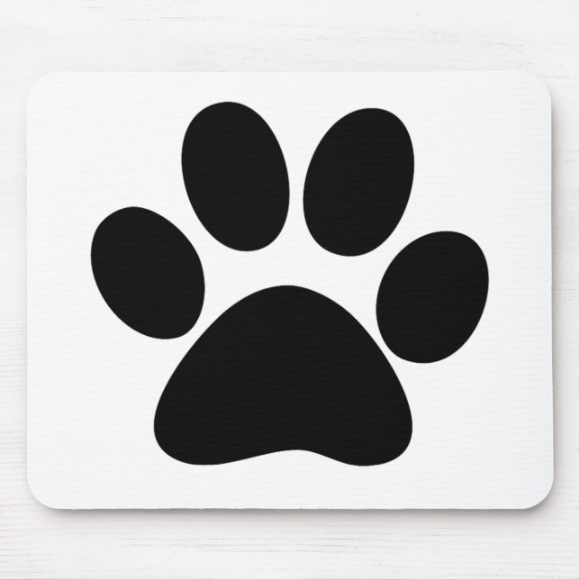 Animal Paw Mouse Pad (Front)