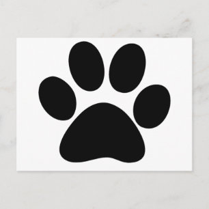 Animal Paw Postcard