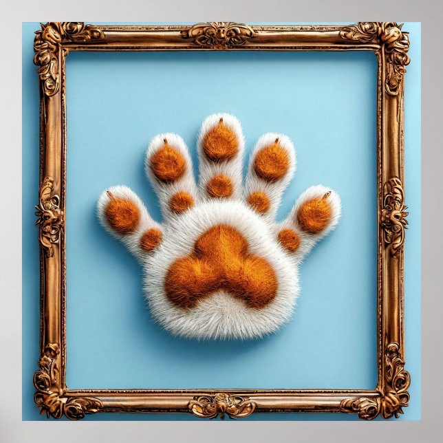 Animal paw print (Front)