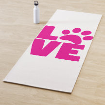 Animal Paw Print Yoga Mat – LOVE Design