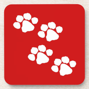 Animal Paw Prints Coaster