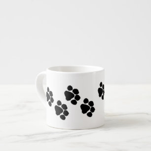 Animal Paw Prints Espresso Cup