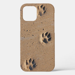 Animal paw prints in sand Case-Mate iPhone case