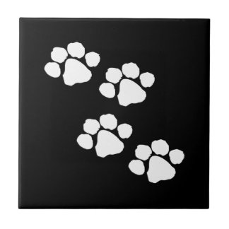 Animal Paw Prints Tile
