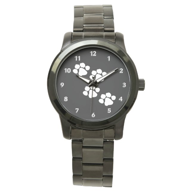 Animal Paw Prints Watch (Front)