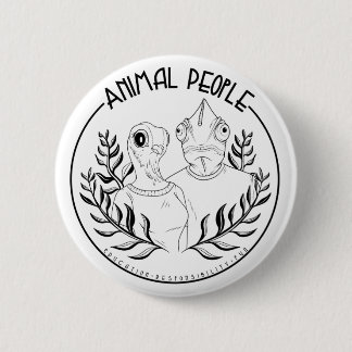 Animal People Buttons
