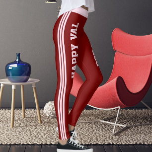 Animal Pet Lovers Happy Valentine's Day Red Custom Leggings