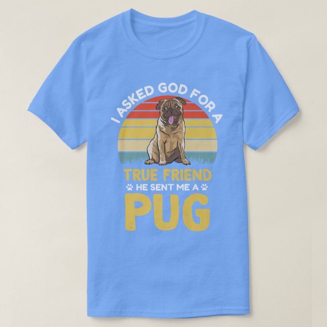 Animal Pet Parent Dog Owner Pug Lover  T-Shirt (Design Front)