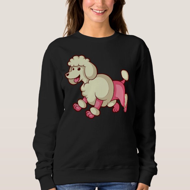 Animal Pink Poodle Sweatshirt (Front)