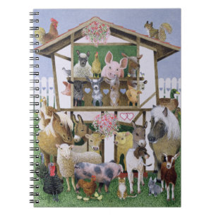 Animal Playhouse Spiral Notebook