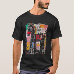 Animal Pop Art Design With A Horse On It Men's Gra T-Shirt