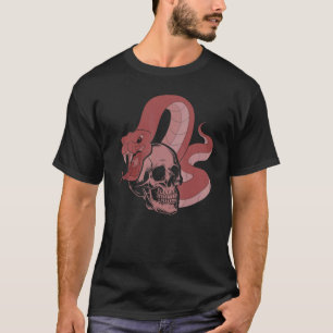 Animal Predator Reptile Keeper Skull Pet Snake T-Shirt