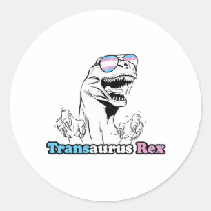 Animal Pride - Transaurus Rex Classic Round Sticker