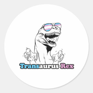 Animal Pride - Transaurus Rex Classic Round Sticker