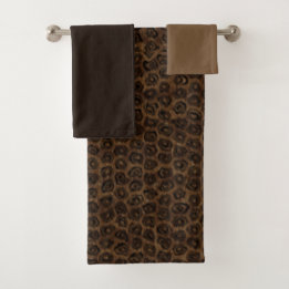 Animal Print 2 Bath Towel Set