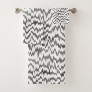 Animal print 6  bath towel set