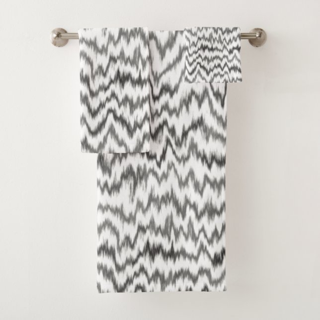 Animal print 6  bath towel set (Insitu)