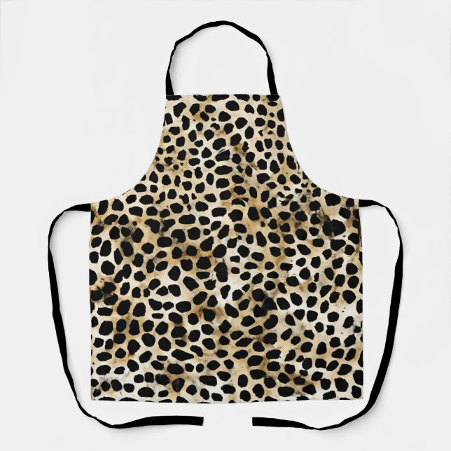 Animal Print - All-In-One Apron (Front)