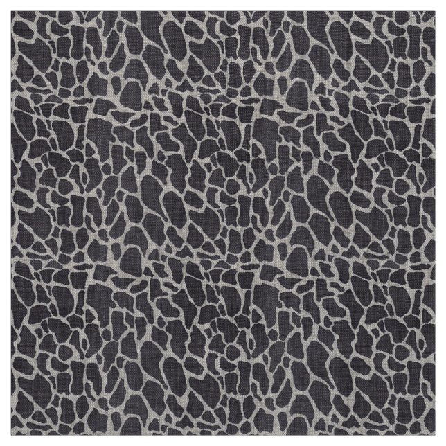 Animal Print Background Fabric Cow Giraffe Pattern (Swatch)