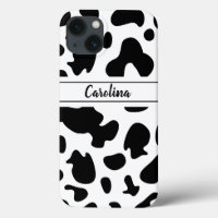 animal print black and white pattern