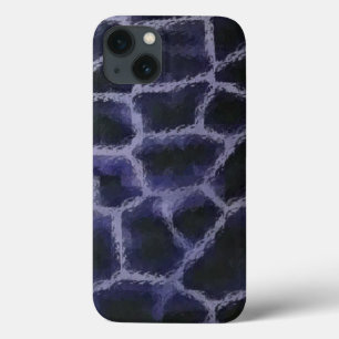 Animal Print Blue iPhone 13 Case