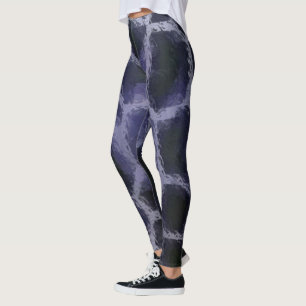Animal Print Blue Leggings