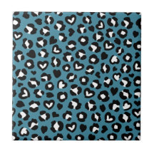 Animal Print, Blue Leopard, Cheetah Spots, Hearts