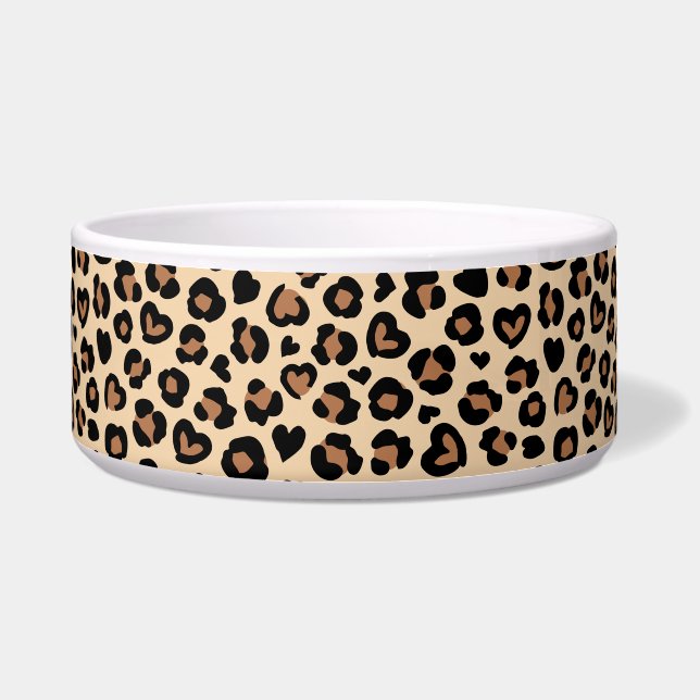Animal Print, Brown Leopard, Cheetah Spots, Hearts (Front)