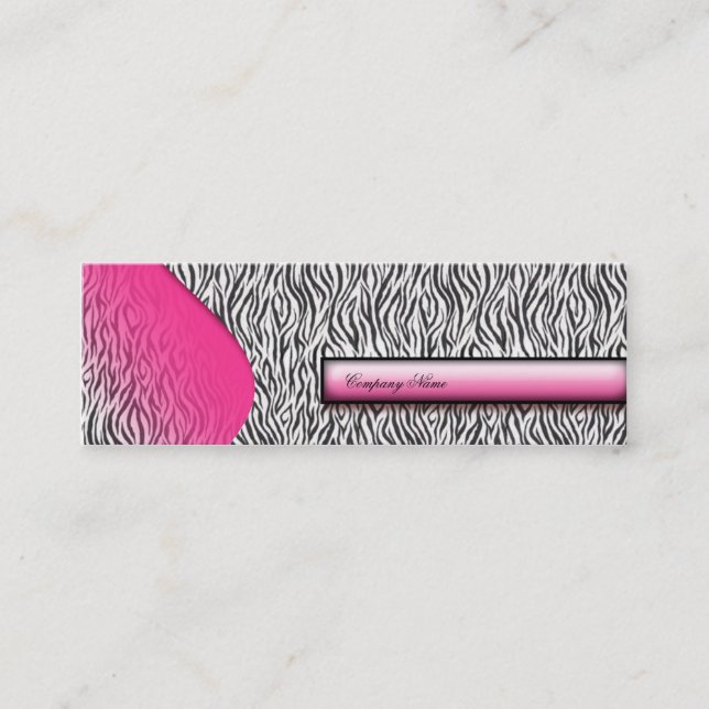 Animal Print business Card (Front)