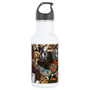 Animal print. Butterfly wings. 532 Ml Water Bottle